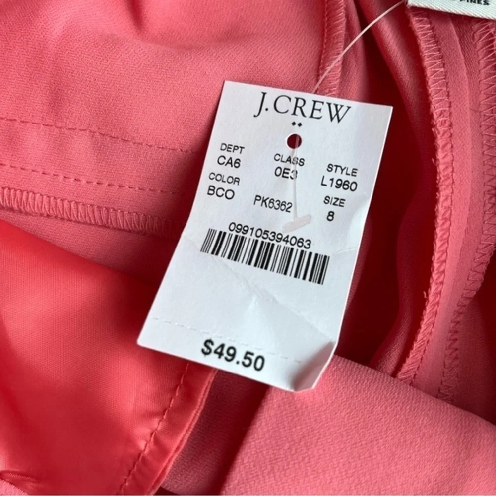 J. Crew • NWT Coral Salmon Crepe 4” Shorts